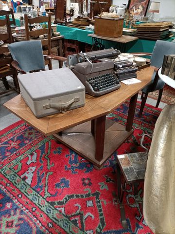 Table de salon, plateau octogonale 