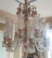 Travail Ottoman, début XXème, Important lustre en verre à 18… (photo 2)