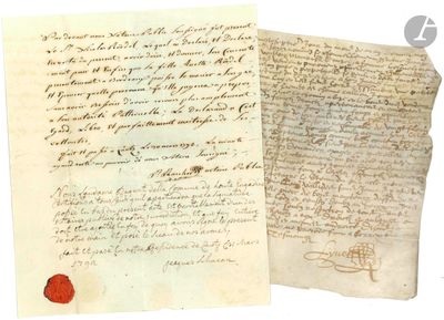 SUISSE. 5 documents, 1610-1876.