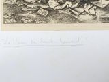 a drawing of a man and woman sitting on a bench