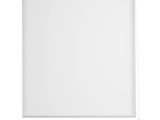 a close up of a white roller shade on a window