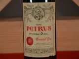 a bottle of wine that is sitting on a table