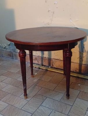 EPOQUE MODERNE - Petite tablette en bois naturel.