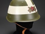 an army helmet with a star on the side