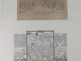 a picture of a drawing on the wall of a room