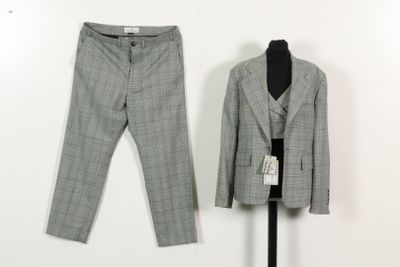 VIVIENNE WESTWOOD - Tailleur-pantalon en laine vierge imprim…