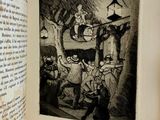 a picture of a book with a drawing on it