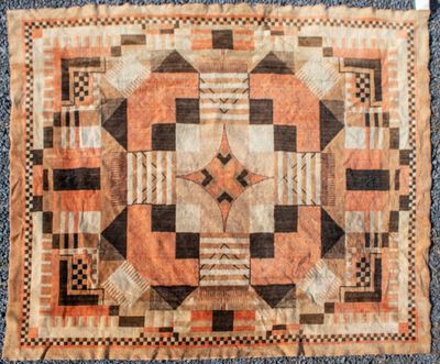 ECOLE D'AMSTERDAM Tapis, vers 1930