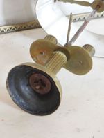 PETITE LAMPE BOUILLOTTE à deux lumières en bronze à motif de… (photo 4)