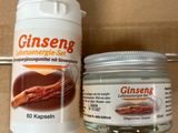 un bocal de ginseng à côté d'un bocal de ginseng