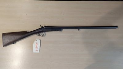 Fusil de chasse à percussion, canons juxtaposés poinçonnés e…