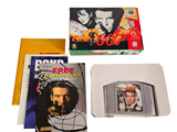 a box of dvds and a game on a white surface