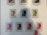 a picture of a sheet of stamps on a table