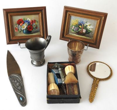 a picture of a collection of items that are on a table