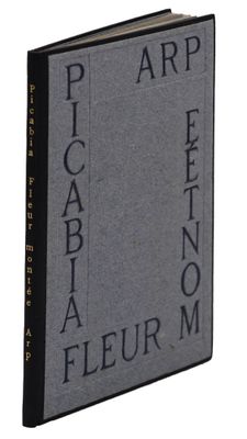 the front cover of a book with black writing on a white background