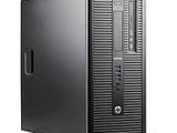 a black computer tower with a keyboard and mouse on top