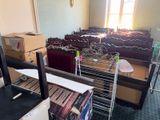 a lot of boxes that are sitting in a room