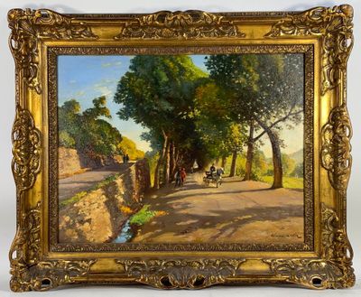 MARTIN Étienne Philippe (1856-1945) : Promenade sur le boule… - Photo 1