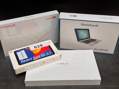 4 TABLETTES & NOTEBOOK :  REDMI PAD SE 8,7 / POWMUS / N50 / KLIPAD KL6 - Photo 1