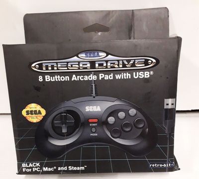 Manette sega mega drive retro bit en l'etat