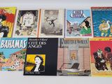 beaucoup de livres sur la table