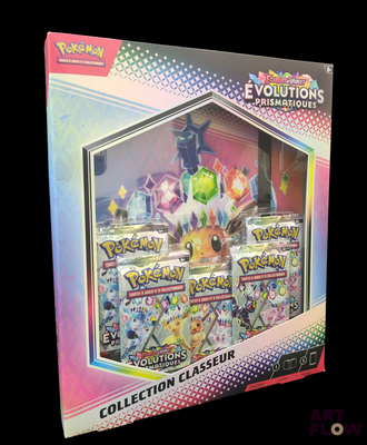 une boîte de cartes à collectionner Pokémon exposée dans un magasin