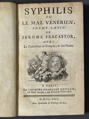 FRACASTORO (Girolamo). Syphilis ou le mal vénérien, poeme la…