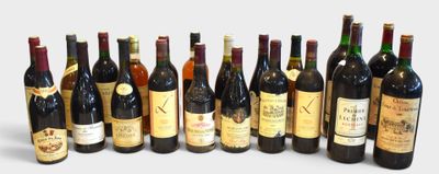 many bottles of wine lined up in a row