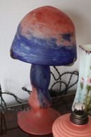 lot de verreries dont lampe champignon Haut : 27cm, vase à d… (photo 2)