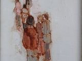 une image représentant un tableau où l'on voit un homme tenant un enfant dans ses bras