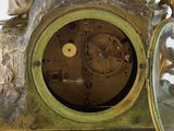 a clock that is sitting on top of a table