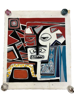 an image of a picture of a painting on a piece of paper