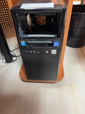 a computer that is sitting on top of a desk