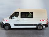 a white van that is parked in a parking lot