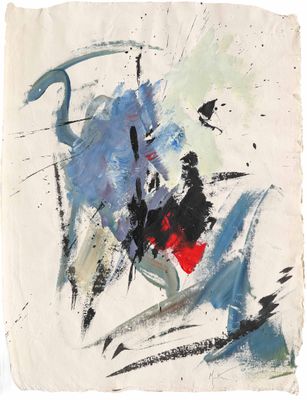 une image représentant une peinture sur une feuille de papier, avec des éclaboussures de peinture