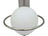 an image of a light fixture with a glass ball on it