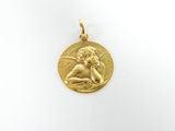 une image représentant une pièce d'or sur laquelle figure un petit ange