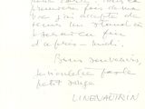an old handwritten letter from a man who is writing something