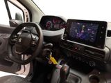 the interior of a car with a steering wheel, dashboard, and dash board