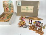 a box with a bunch of different items in it