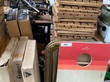 a pile of boxes that are stacked on top of each other