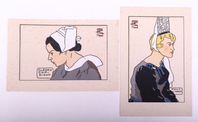 deux photos d'une femme avec un chapeau et d'une femme avec un chapeau