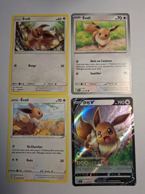 "COLLECTION-POKÉMON-CARTES : ÉVOLI + ÉVOLI V CHINOIS (lot de…