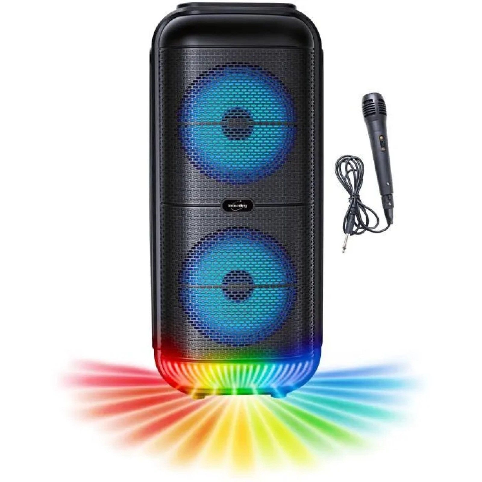 10798-555 / Enceinte Karaoké lumineuse - INOVALLEY - KA22-BT…