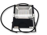 a close up of a flood light on a white background