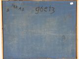 an image of a chalkboard with writing on it that says hard does it