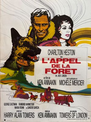 une image représentant une affiche de film sur laquelle figurent un homme et une femme dans un train