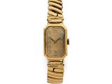 an 18k gold ladies ' s wrist watch, by cartier