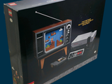 a box that has a lego tv in it