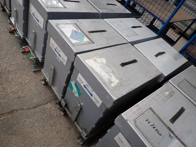 a lot of boxes that are sitting on the ground